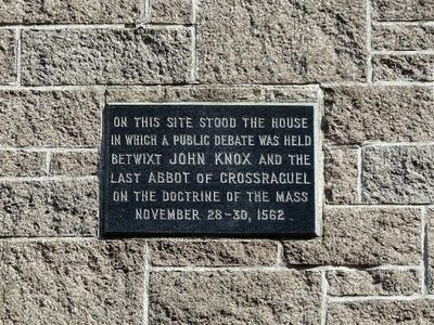 John Knox Street -The Site of "The Debate"
