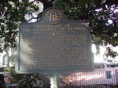 Birthplace of the University of Georgia