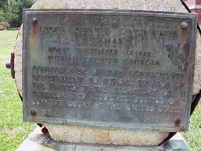 Birthplace of Lucius Quintus Cincinnatus Lamar