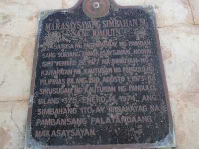 Church of San Joaquin historical marker
