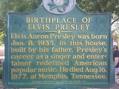 Birthplace of Elvis Presley
