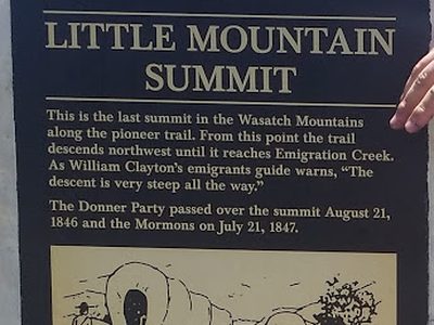 Little Mountain Summit, Emigration Pass, Salt Lake City