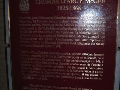 Thomas D'Arcy McGee 1825-1868