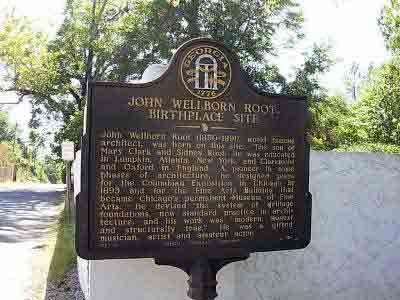 John Wellborn Root Birthplace Site