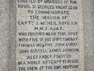 THE HEROISM OF CAPT J. MS NEIL BOYD. R.N H.M.S. AJAX