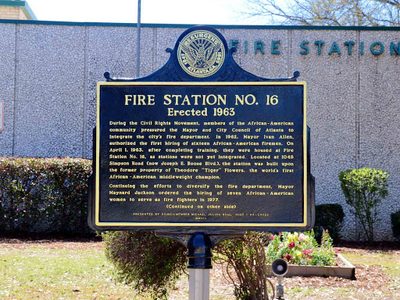 Fire Station No. 16 /Atlanta's First African-American Male ~ Female Firefighters