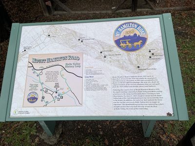 Mount Hamilton Road: Halls Valley History Loop