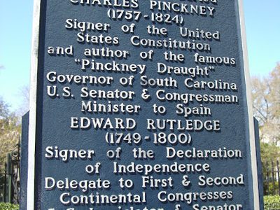 Charles Pinckney and Edward Rutledge burial site