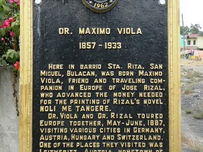 Dr. Maximo Viola historical marker