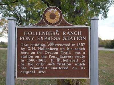 HOLLENBERG RANCH PONY EXPRESS STATION