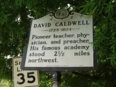 DAVID CALDWELL 1725-1824