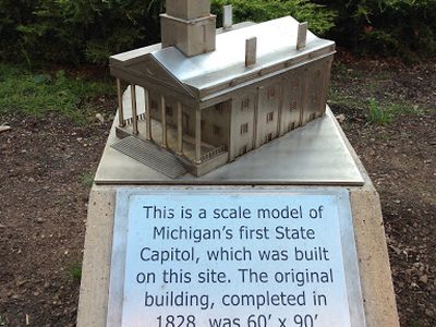 Scale Model of Michigan's First State Capitol