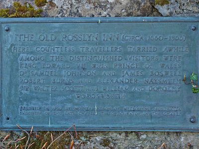Plaque, Old Rosslyn Inn