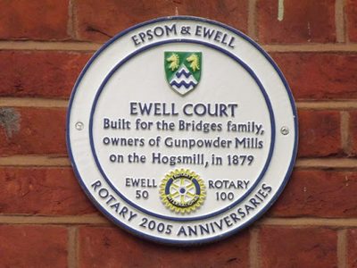 Ewell Court Plaque