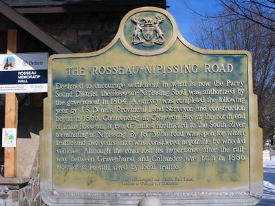 The Rosseau-Nipissing Road