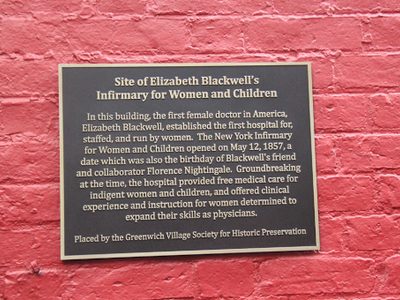 Site of Elizabeth Blackwell's Infirmary for Women and Children