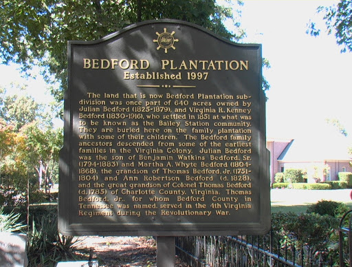 Bedford Plantation
Established 1997