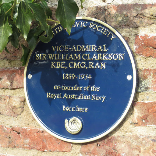 Birthplace of Vice-Admiral Sir William Clarkson