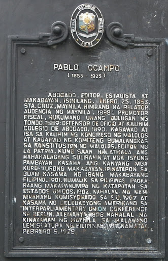 Pablo Ocampo historical marker