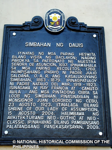 Church of Dauis historical marker