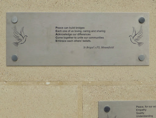 Peace Pledge, St Brigid's PS, Mountfield