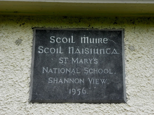 Plaque, St Mary'sSchool