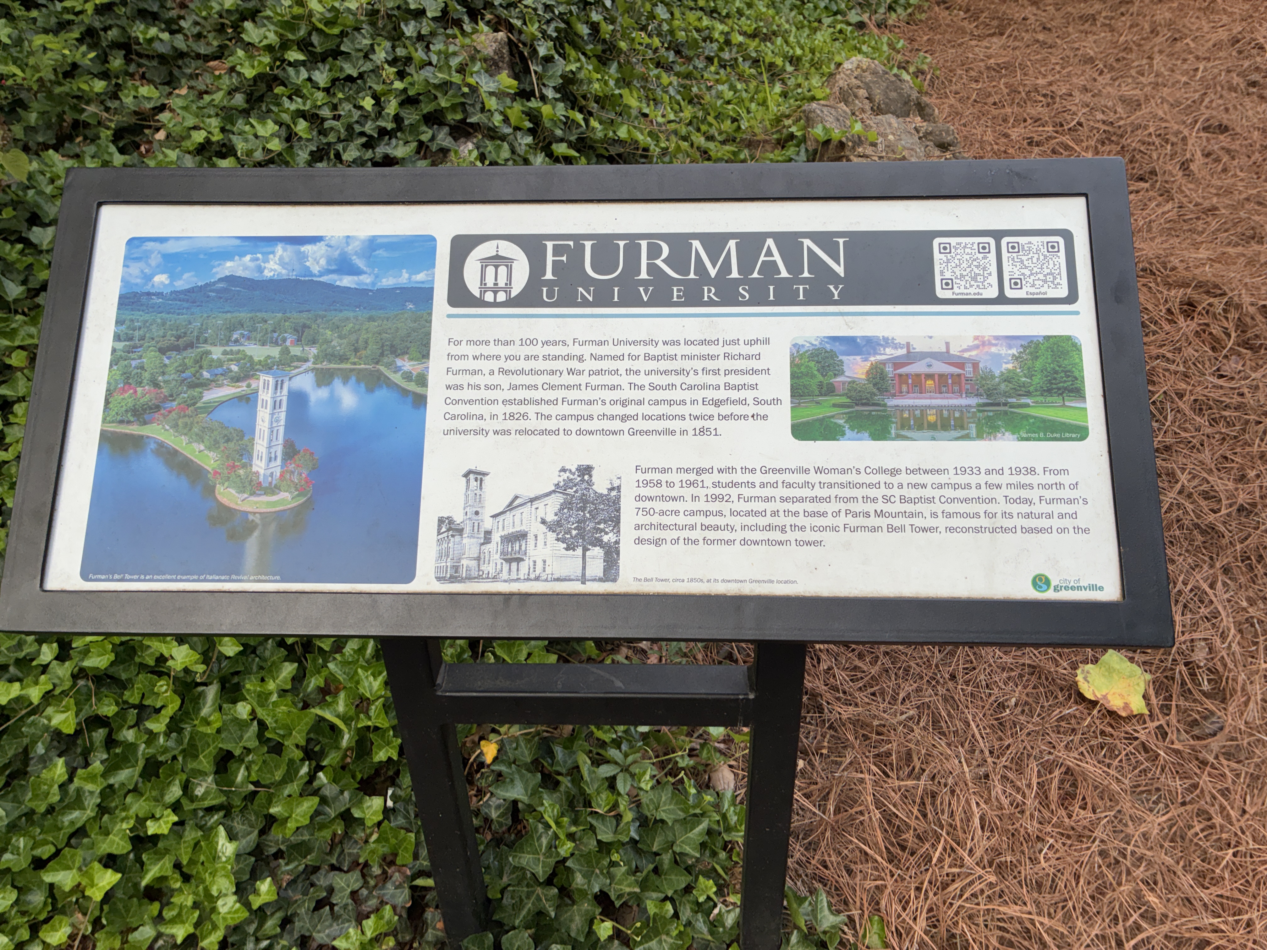 Furman University History