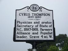 CYRUS THOMPSON 1855-1930