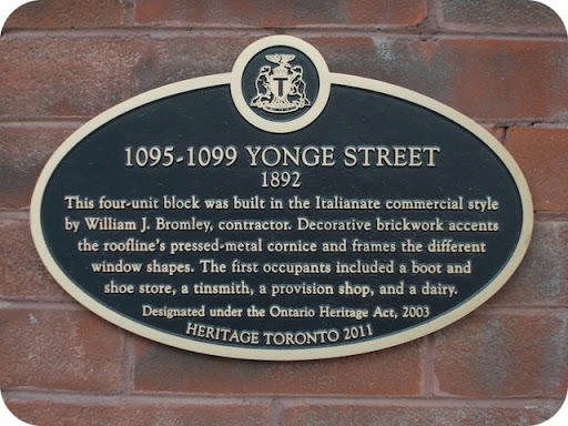 1095-1099 Yonge Street 1892