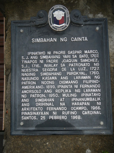 Church of Cainta historical marker