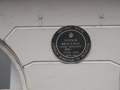 Plaque to Fenner Brockway