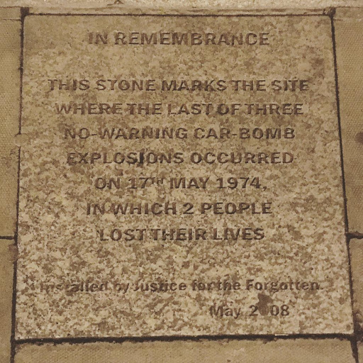 The Site of the Last of Three No-Warning Car-Bomb Explosions