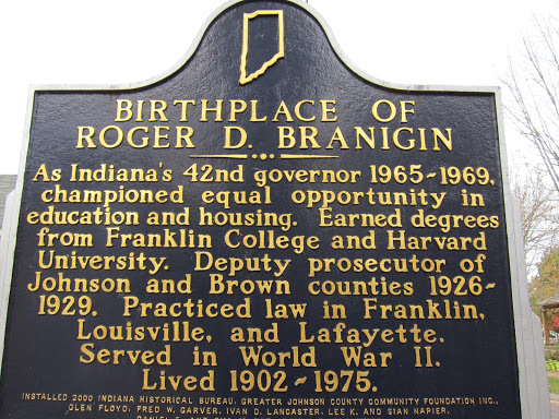 Birthplace of Roger D. Branigin