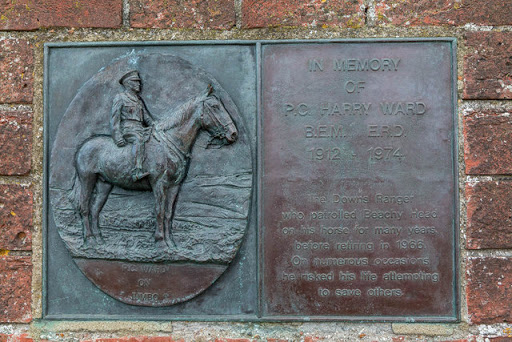 Plaque on Watch Tower, Beachy Head, Sussex