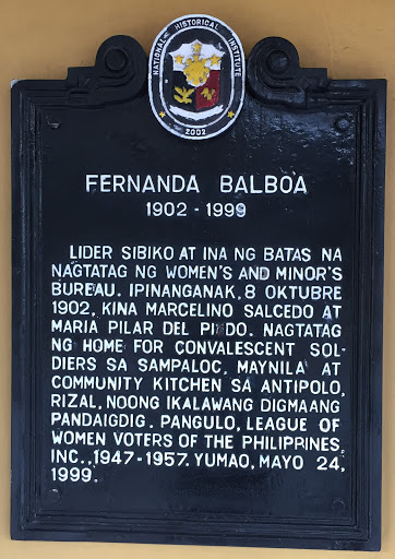 Fernanda Balboa historical marker