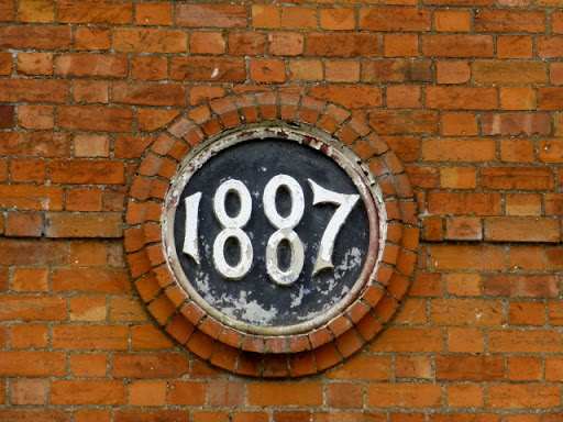 Plaque dated 1887, Aughnacloy Railway Station