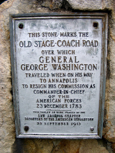 Old Stage Coach Road Marker