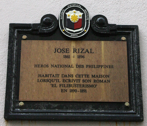 Jose Rizal historical marker