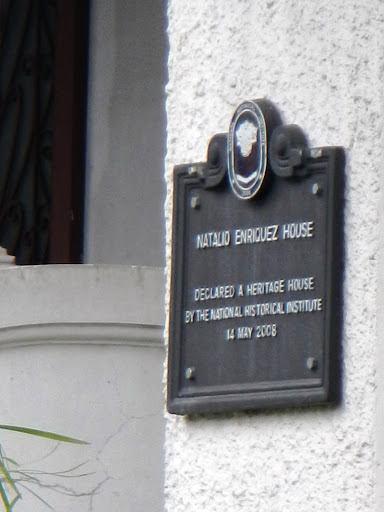 Natalio Enriquez House historical marker