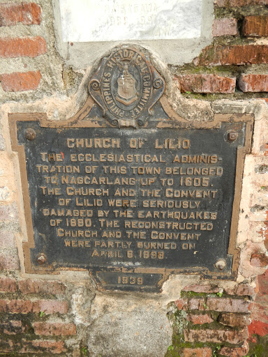 Church of Lilio historical marker