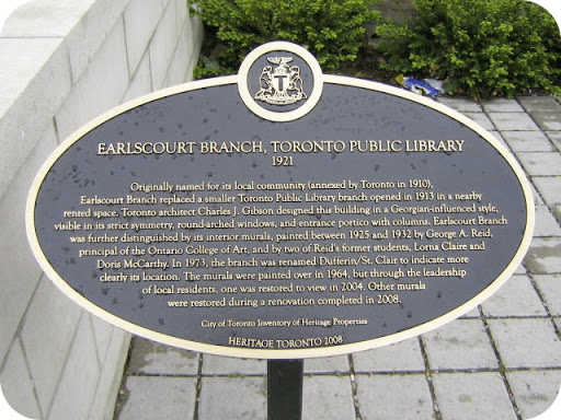 Earlscourt Branch, Toronto Public Library 1921