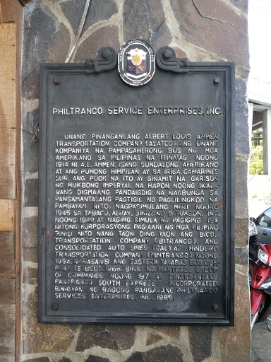 Philtranco Service Enterprises, Inc. historical marker