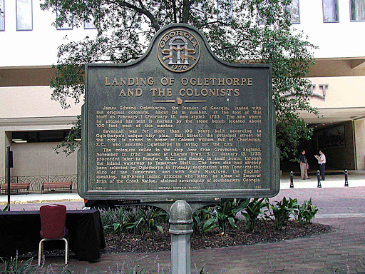 Landing of Oglethorpe and the Colonists