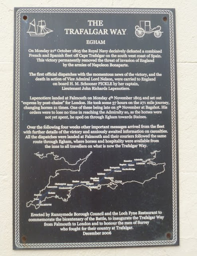 The Trafalgar Way, Loch Fyne, Egham