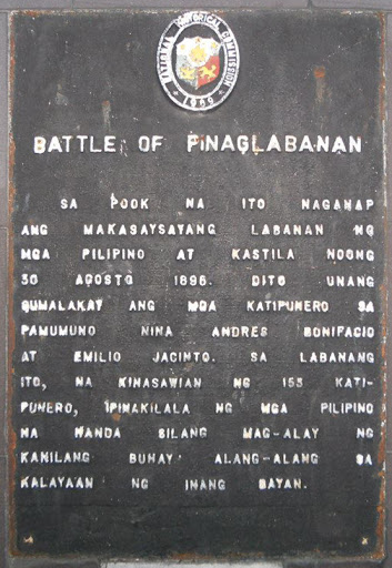 Battle of Pinaglabanan historical marker