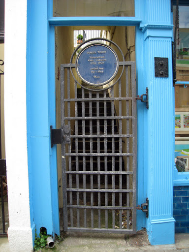 Samuel Prout Plaque in Gate, George Street, Hastings