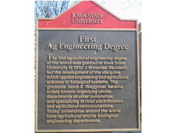 First Ag Engineering Degree