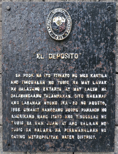 El Deposito historical marker