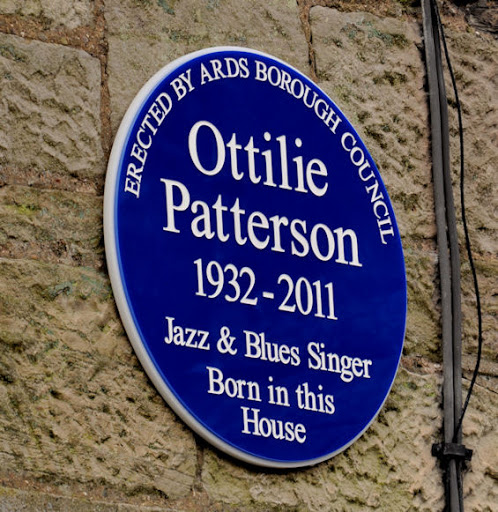 Ottilie Patterson plaque, Comber