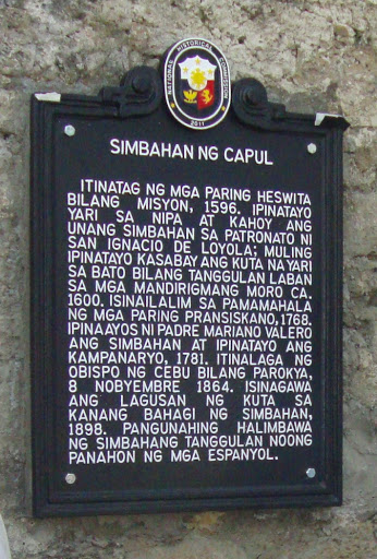 Church of Capul historical marker